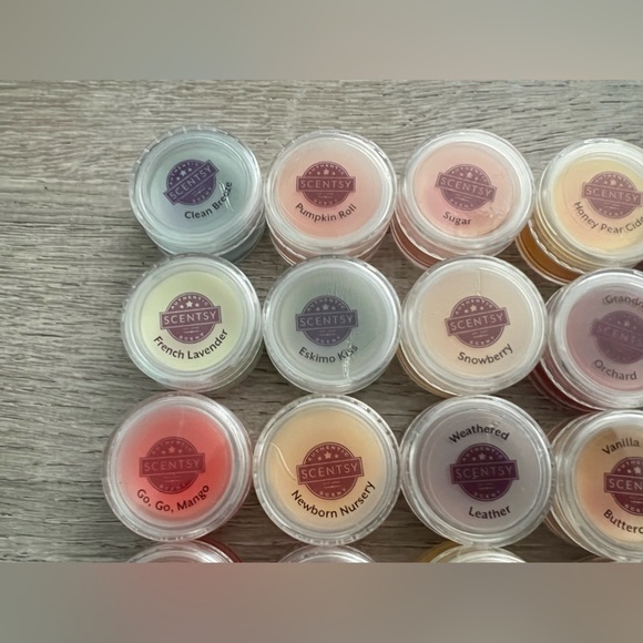 Scentsy Huge 50 Piece Lot Tester Wax Samples including a couple Disney scents - Picture 2 of 7